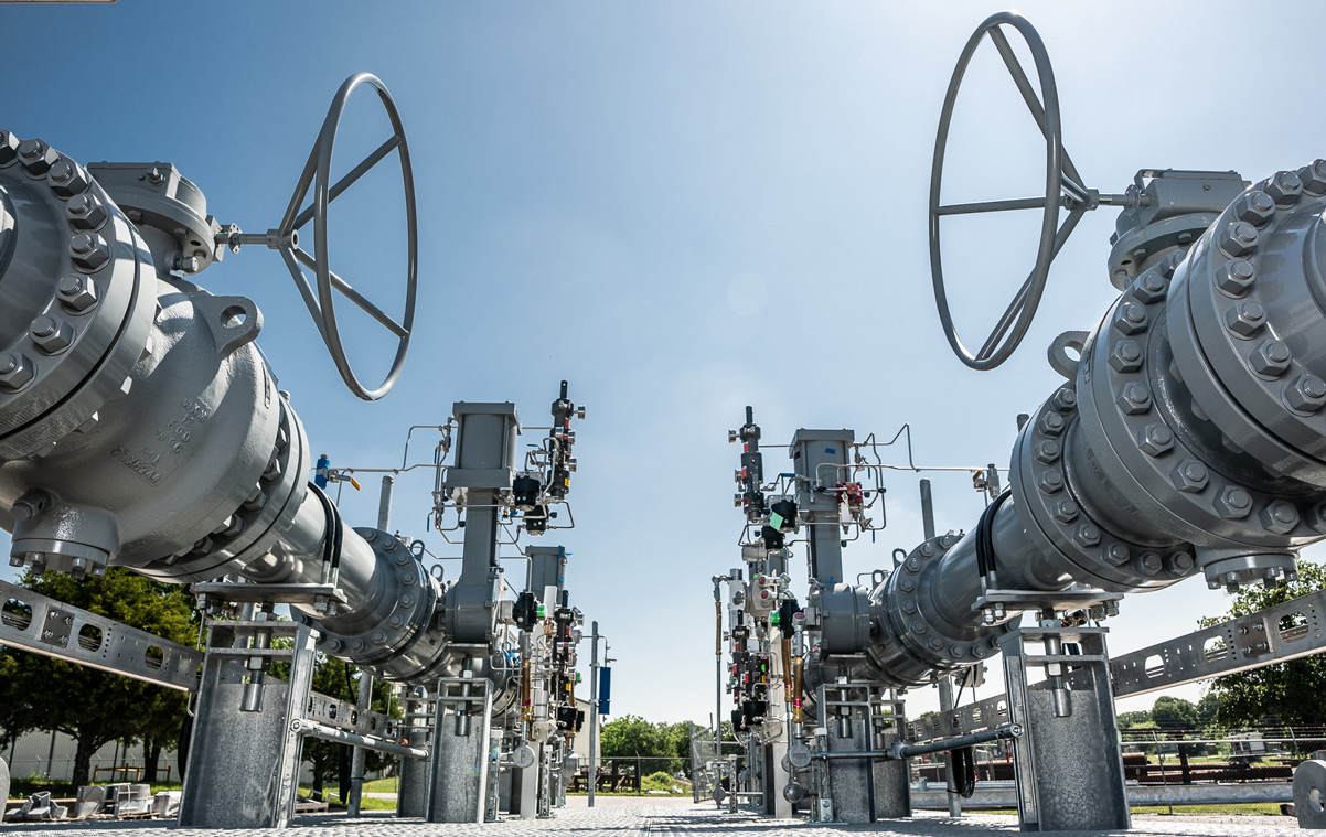 Pipeline Equipment Measurement Photo